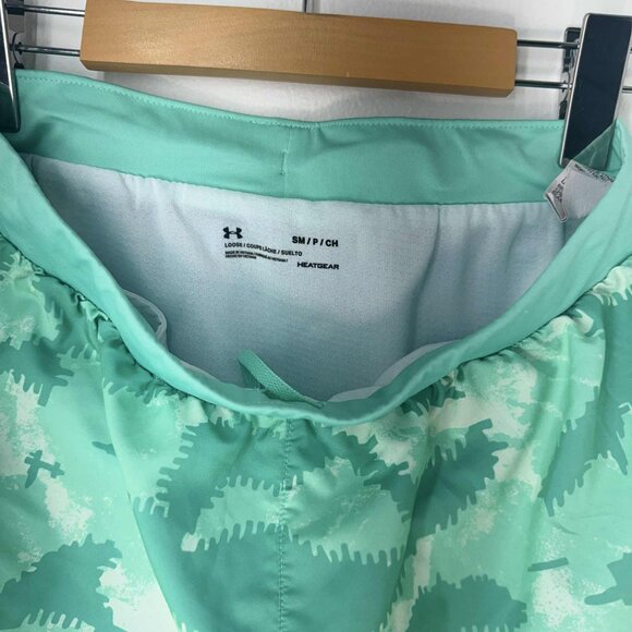 Under Armour Women's Shorts Heat gear Active Running Green Small - Picture 5 of 6